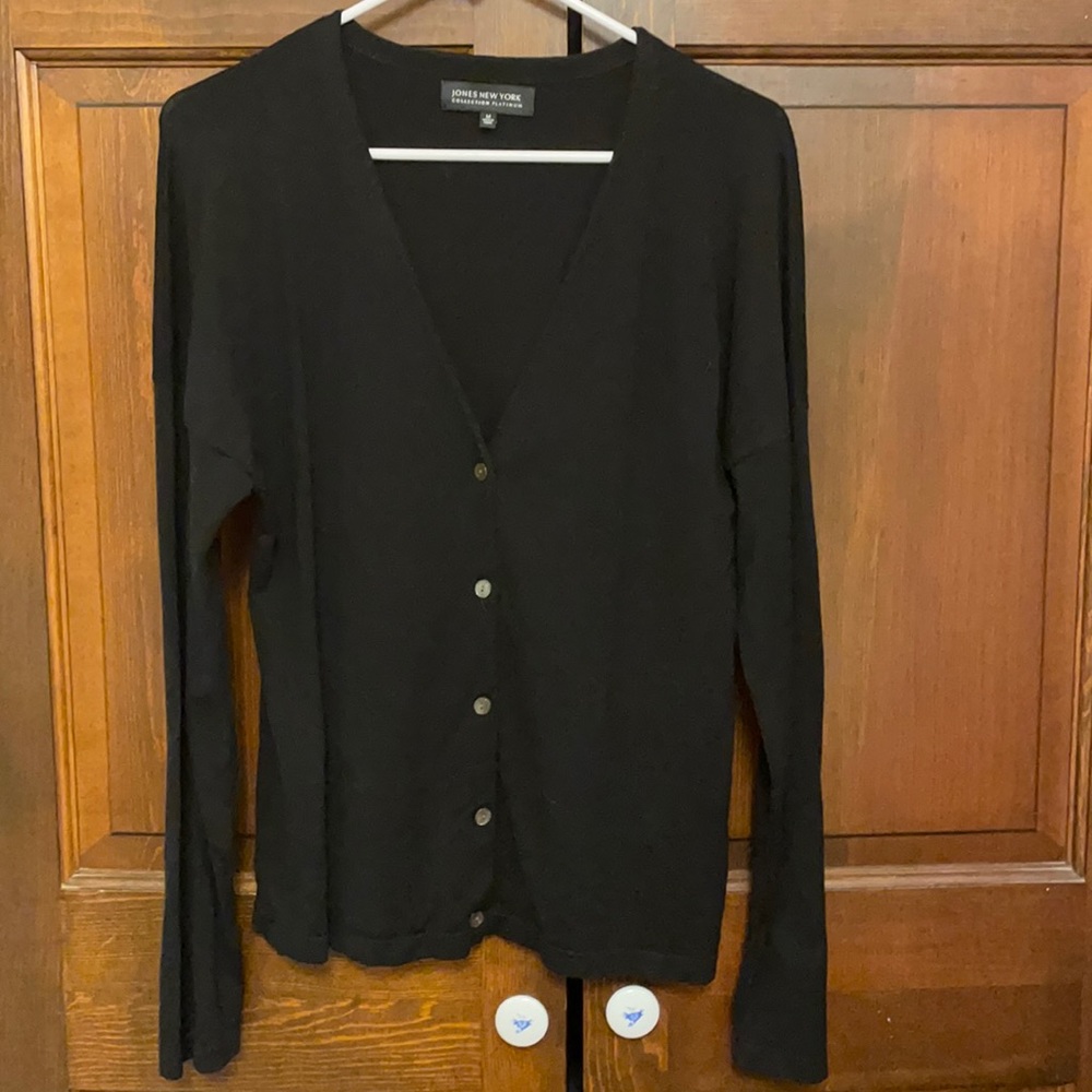 Jones New York Black Knit Sweater NWOT